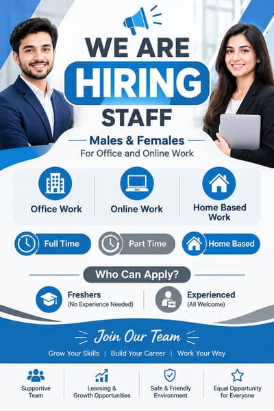 Hiring now on urgent base.