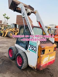 Bobcat 753 Loader for Sale/Original Japan Import/Kubota 43.5 HP Diesel