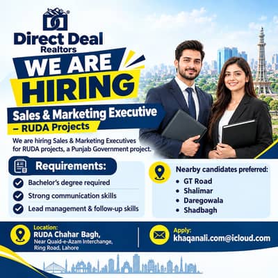 Sales & Marketing Executive Required | Sales jobs | jobs in Lahore