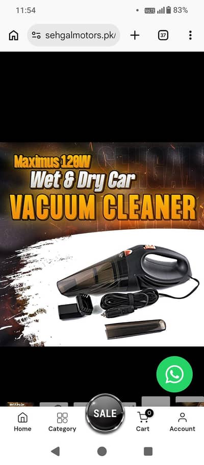 car care bundle (vacuum cleaner. . . . )