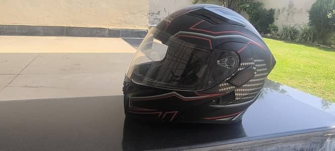 JeikJeikai Helmet Dual visor with pre installed Bluetooth device