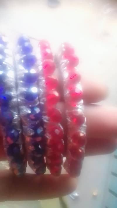 beautiful silver and red