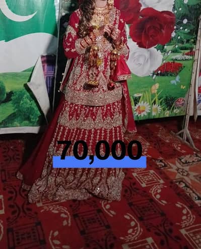 stitched bridal and party wear dress available for sale