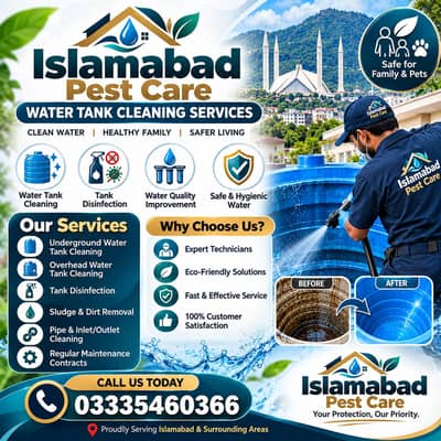 Water Tank Cleaning, Water Tank Washing, Water Tank Deep Cleaning