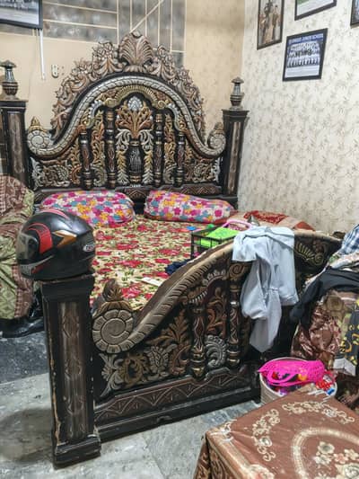 Bed and sofa