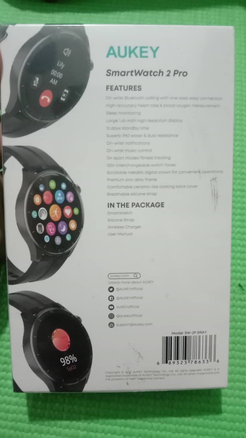 Aukey smart watch 1