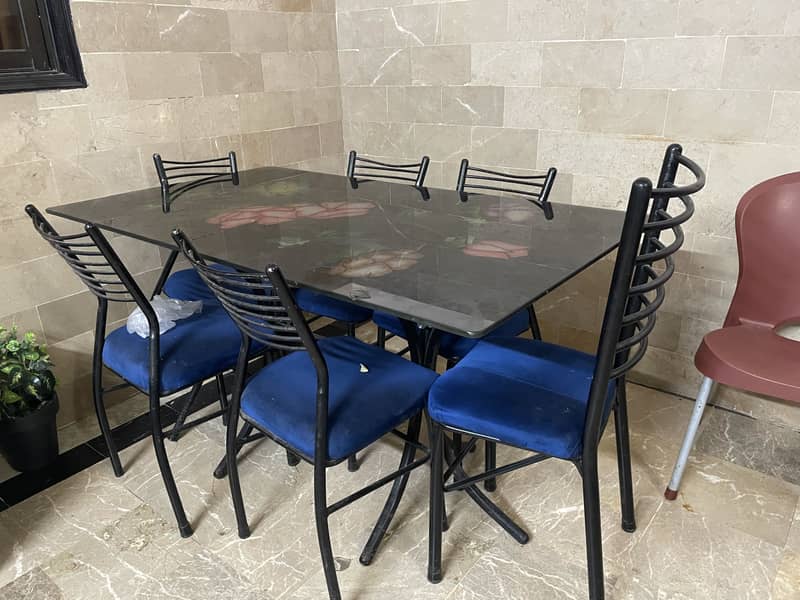 3d glass dining table 1