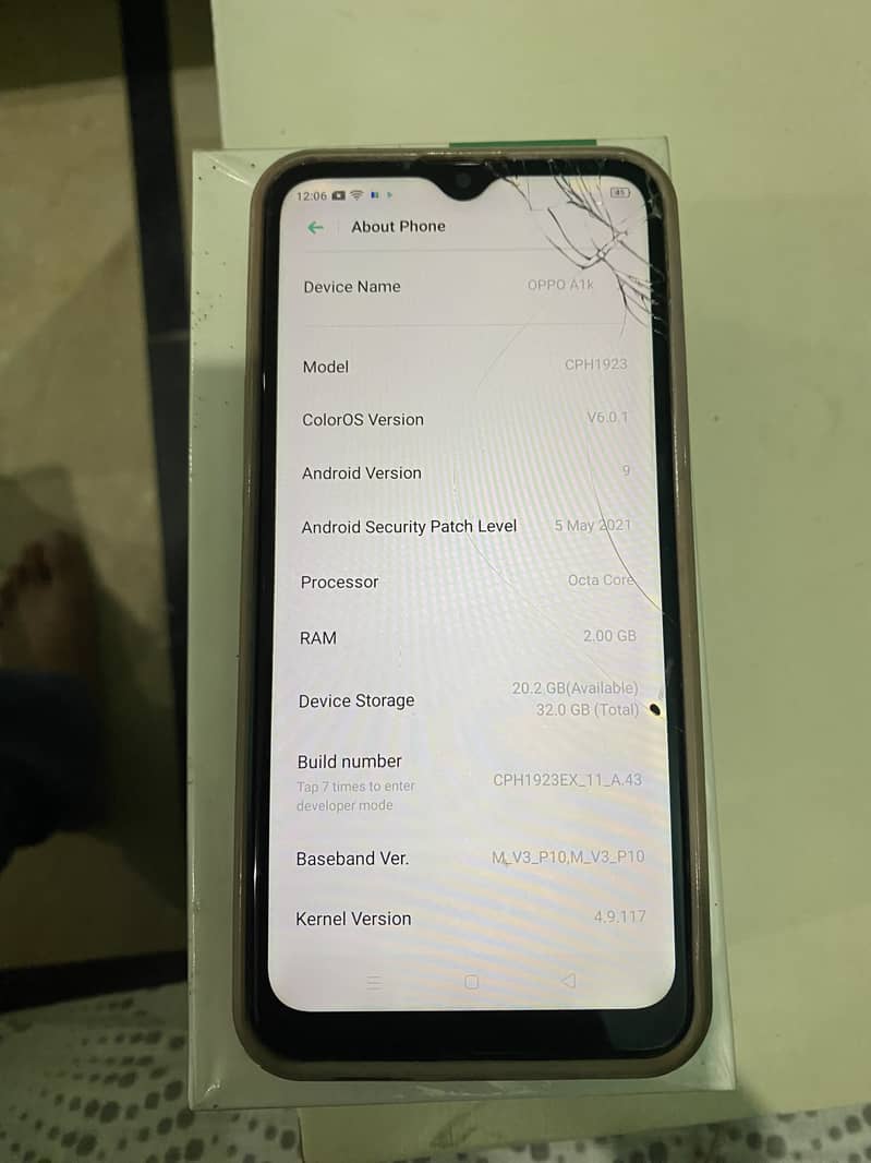 OPPO A1k 2