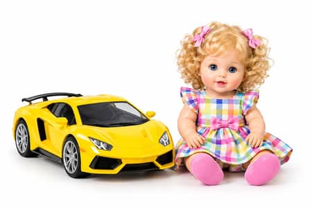 Yellow Sports Toy Car – Brand New