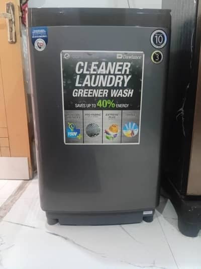 Dawlancce fully automatic washing machine.