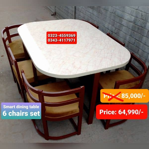 Dining table / Smart dining table / round table dining set / table 8
