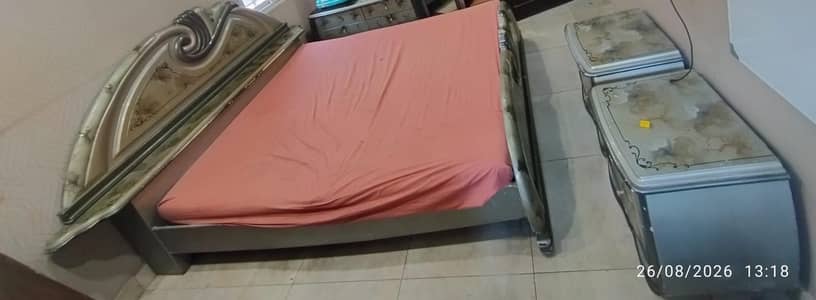 urgent sale, Bed and side tables for sale