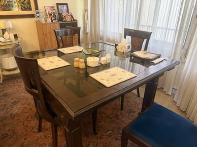 Wooden Table and Chairs Set