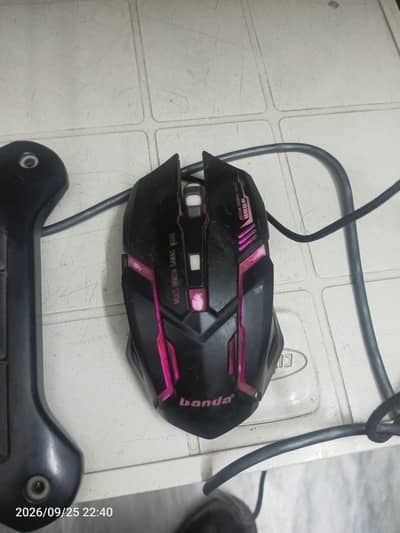 Gaming keyboard and mouse