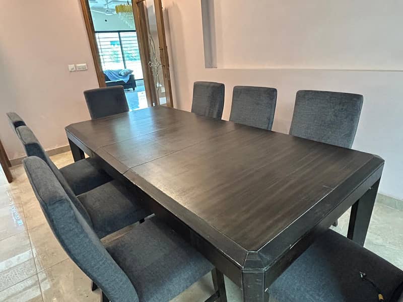 Ashley solid wood 8-Seater Dining Table 1
