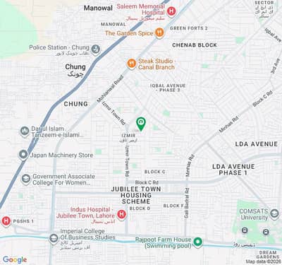 24 MARLA CORNER PLOT AVAILABLE FOR SALE N IZMIR TOWN BLOCK G WITH FACING PARK