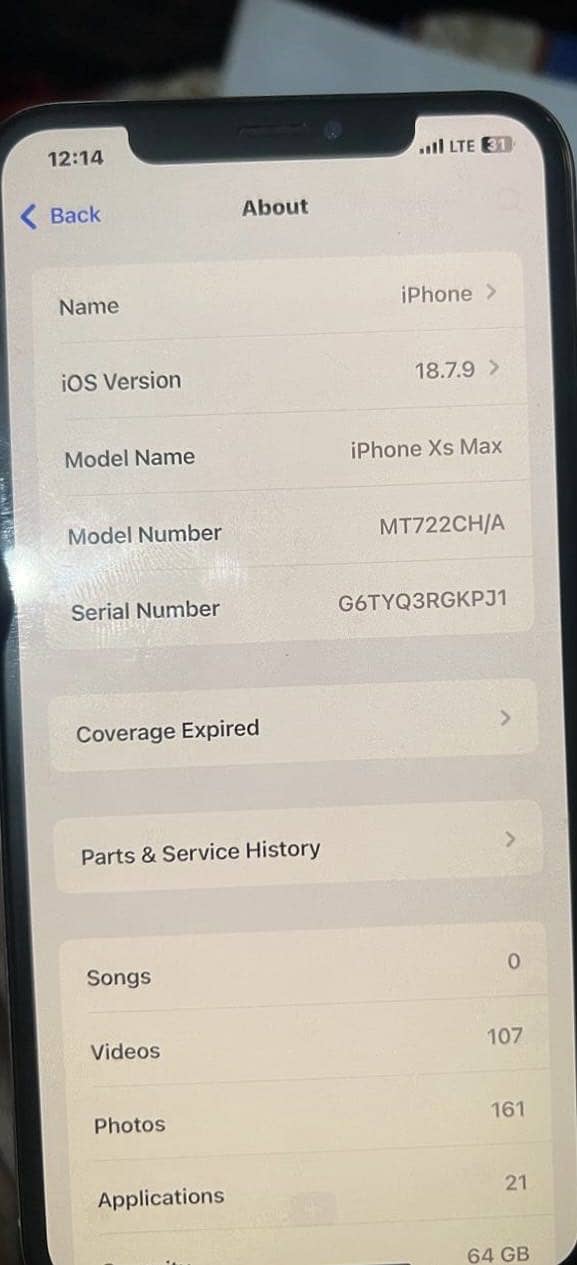 Apple iPhone XS Max 5
