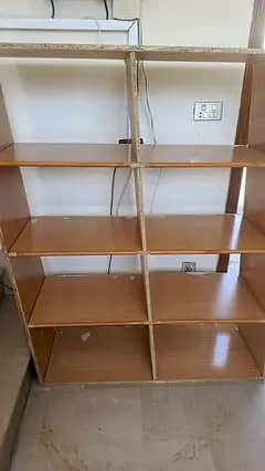 Wooden Booksheves/Storage Rack