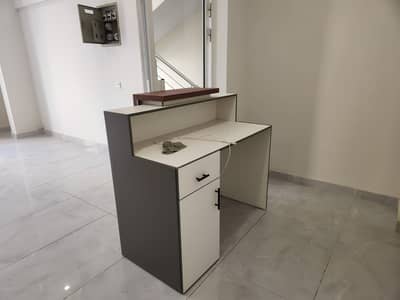 one of executive table and one small recepton counter for sale