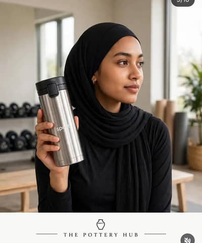 water bottle and tumblers