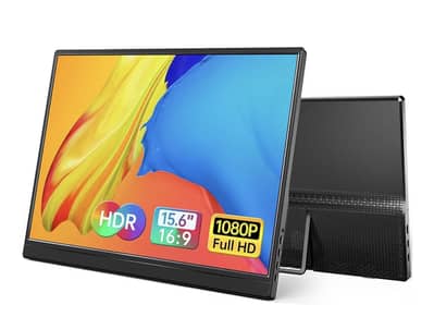Yxk Portable Monitor 15.6 Inch 1080P 60Hz IPS HDR Ultra-Slim monitor