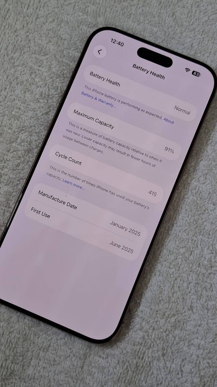 iPhone 16 pro max ( JV ) 12