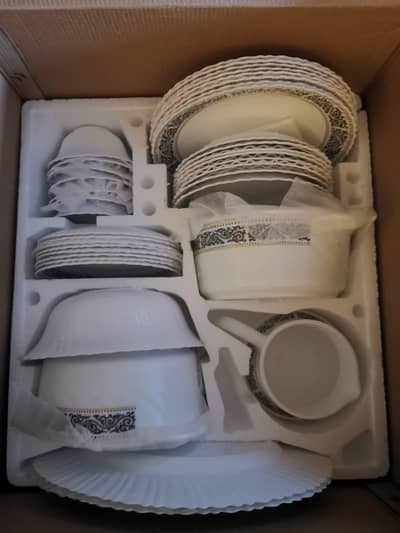 new dinner set not used