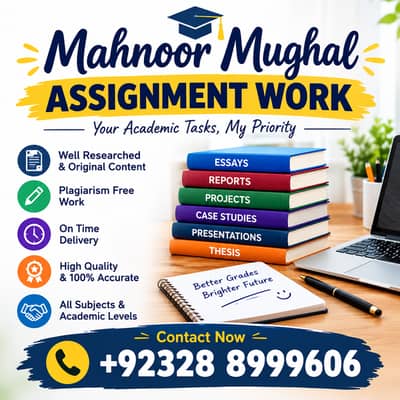 Mahnoor Mughal Assignment Work | Professional Academic Services