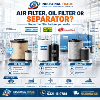 Air , oil seperator  Available for Air compressor