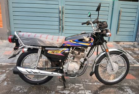 Honda CG125 Model 2026/27 Black Colour