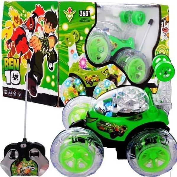 T  WOE Ben 10 360 Movable Action Car Rechargeable Remote Controller