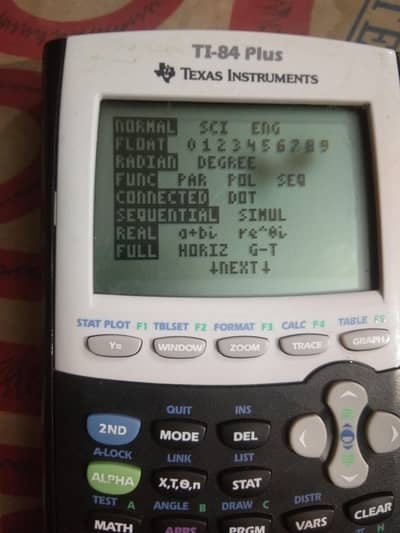 Ti84 Plus calculator working condition main condition