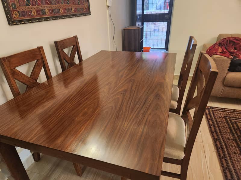 six chairs dining table 0