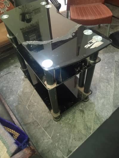 Best and Unique 3 Tiers Thick Glass Trolly/Side Table