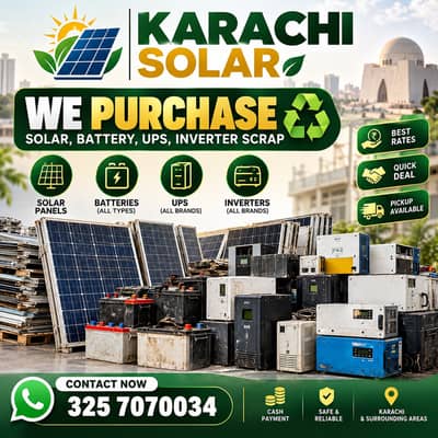 Hum Solar Panel Kharidte Hain | Used, New & Damaged Panels Buy