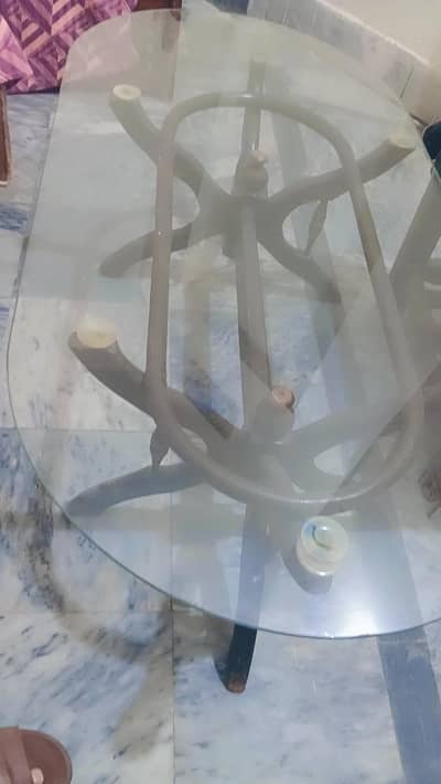 Table/Mirror table with side table for sale