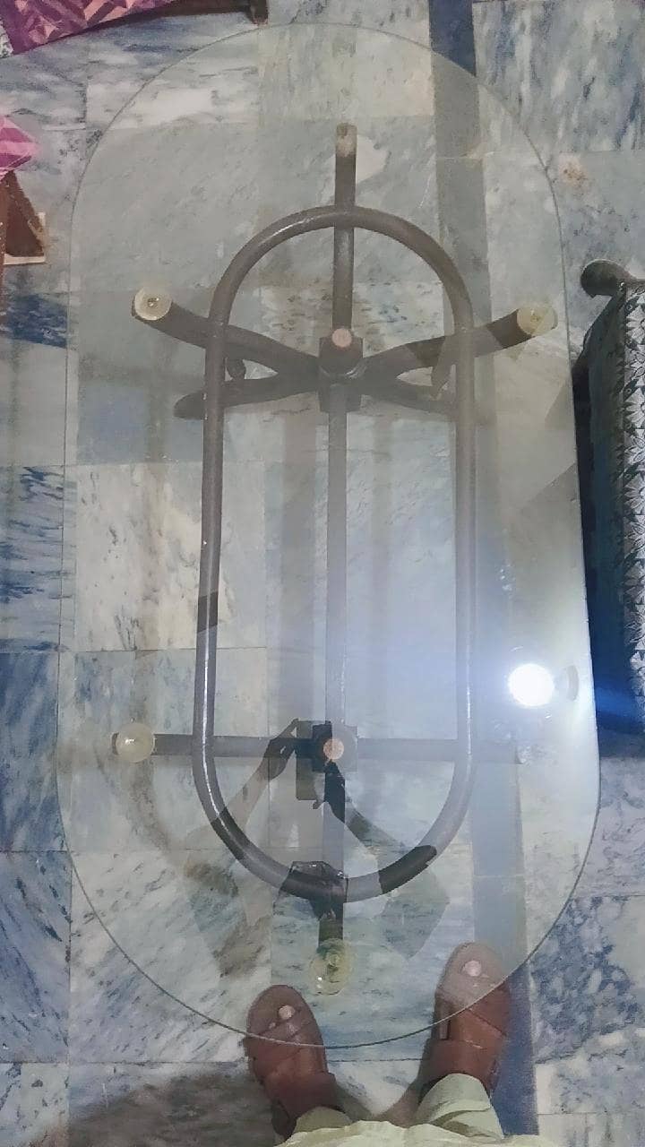 Table/Mirror table with side table for sale 1