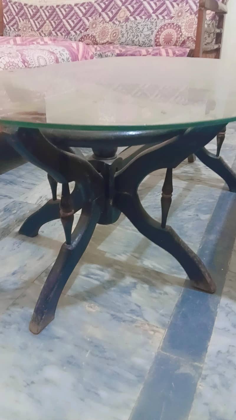 Table/Mirror table with side table for sale 2