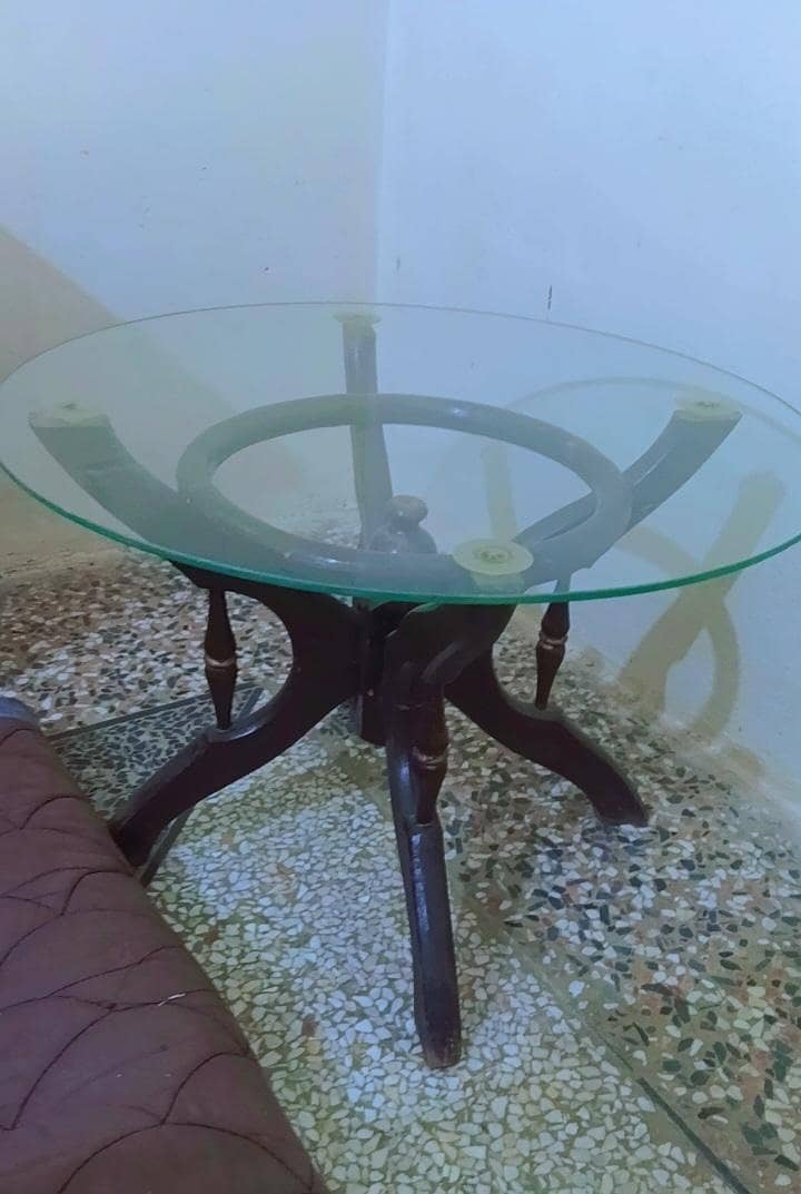 Table/Mirror table with side table for sale 5