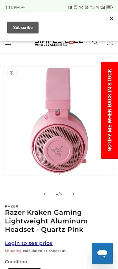 Razer kay headphone new 100$ plus ki price ha