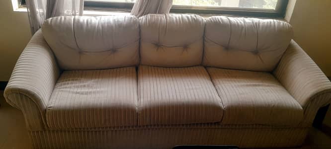 Used 5 seater sofa and 2 separate sofa chairs
