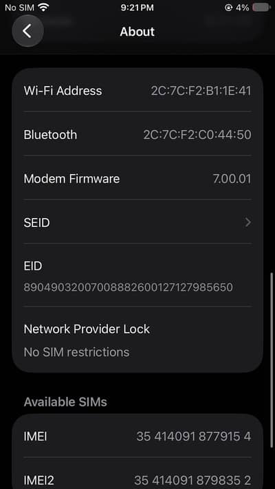 Apple iPhone SE in personal use 10 10 no fault read caption