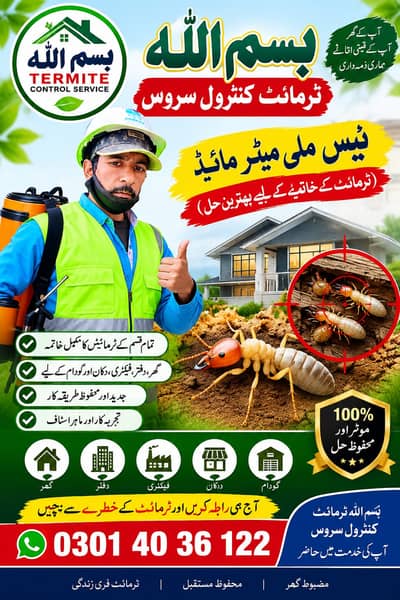 Deemak,Termite, pest control,mosquito bedbugs Cockroache spray service