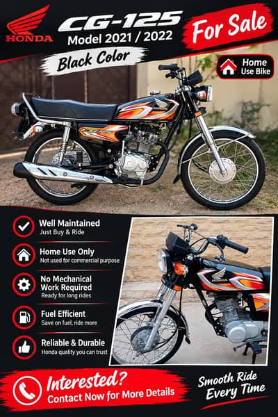 Honda CG 125 for Sell 2022