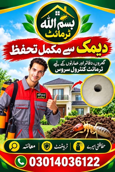 Deemak,Termite, pest control,mosquito bedbugs Cockroache spray service