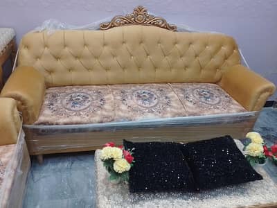Sofa Set (3 Seater + 1 Seater + 1 Seater)