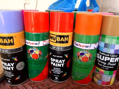 20–25 Used Paint Spray Cans/Bottles – Leftover Paint – Cheap