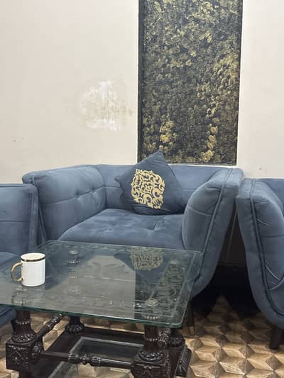 Valvet sofa set urgent sale