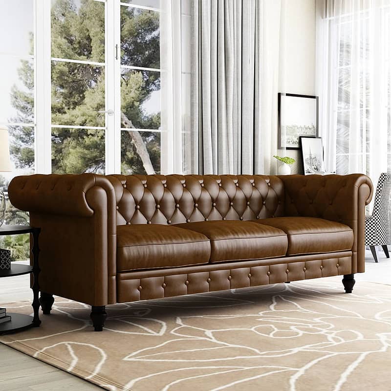 sofa set/office sofa/Chester Sofa/Visitor Sofa set/leather sofa 0