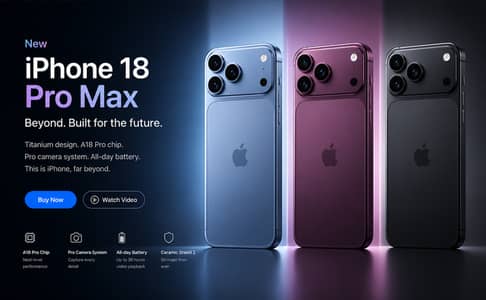iPhone 18 Pro Max (256GB) Non PTA Available On Easy Installment Plan